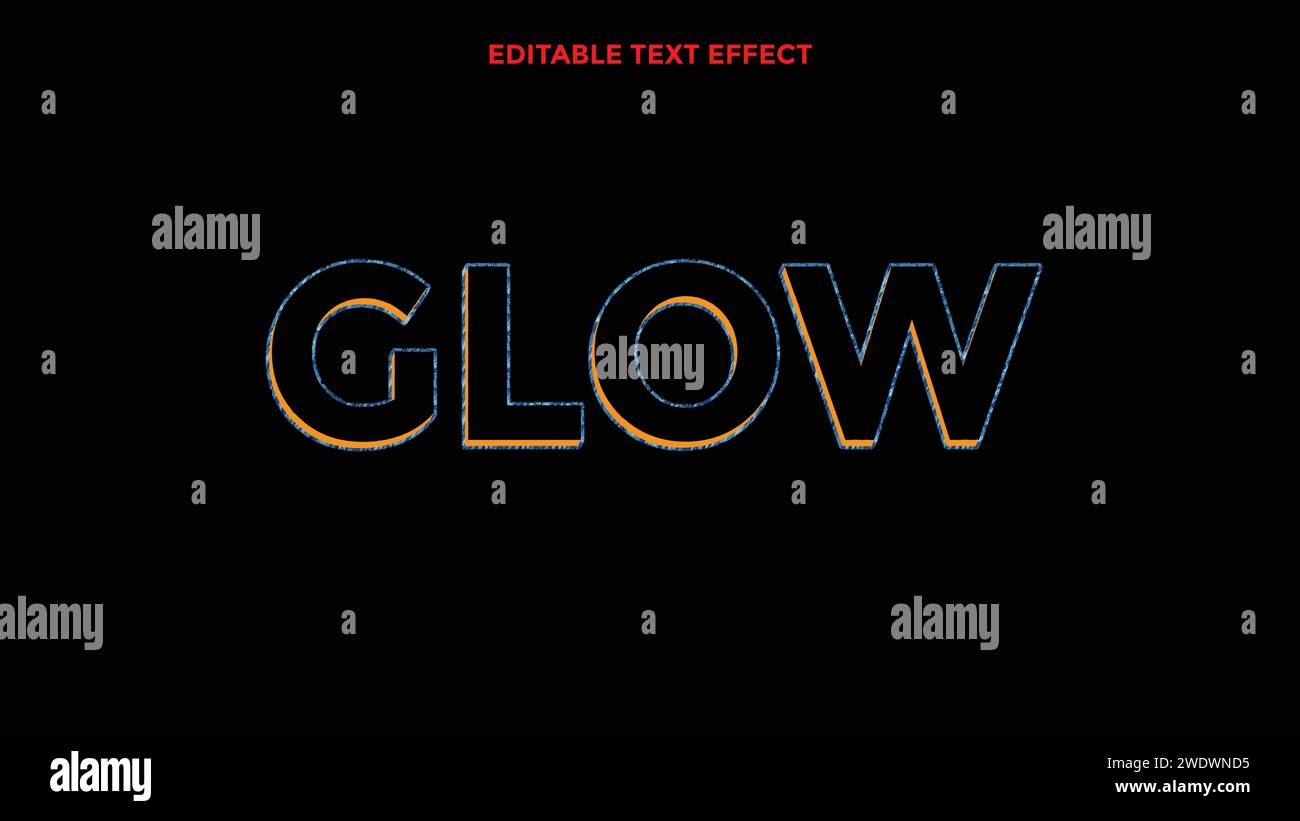 Editable text style effect retro summer text in grunge style theme. vector illustration. Stock Vector