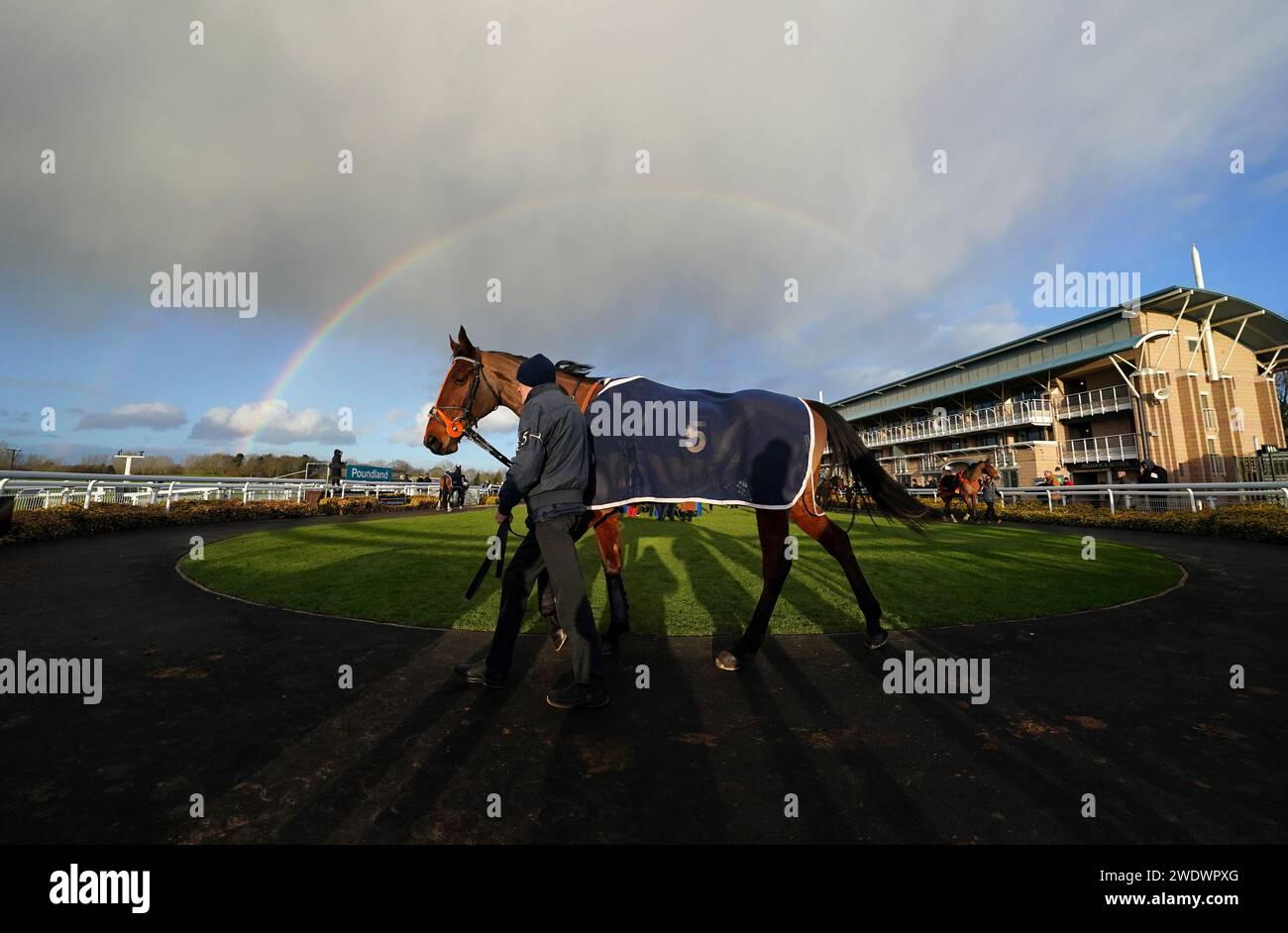 Light Flicker is lead around the parade ring before the Start Your
