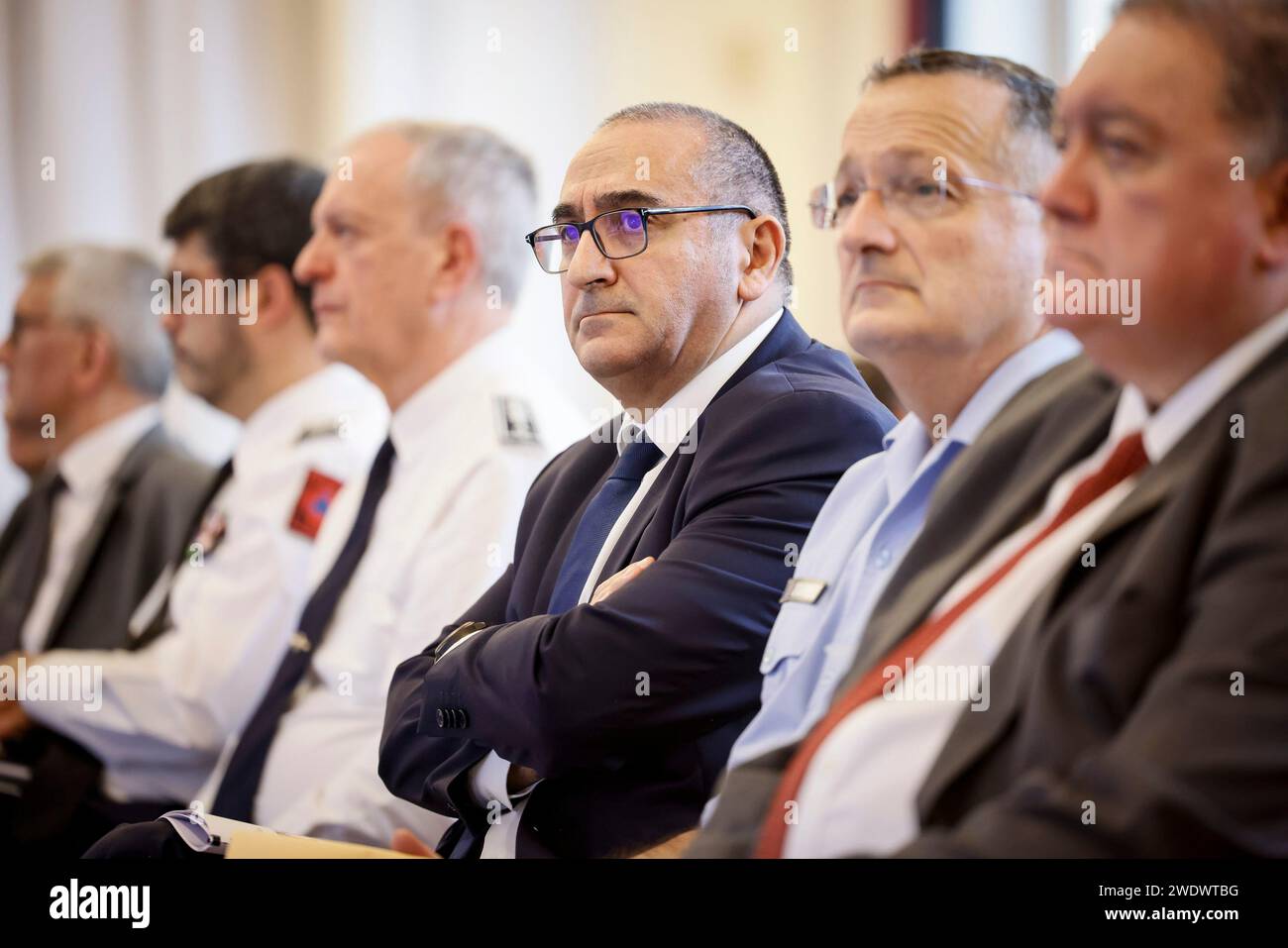 © Thomas Padilla/MAXPPP 22/01/2024 ; Paris, FRANCE ; CONFERENCE DE