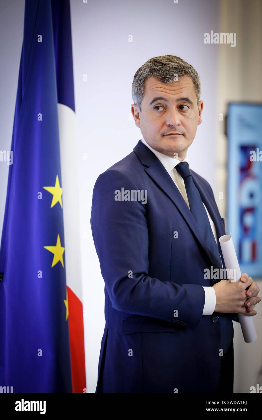 © Thomas Padilla/MAXPPP 22/01/2024 ; Paris, FRANCE ; CONFERENCE DE