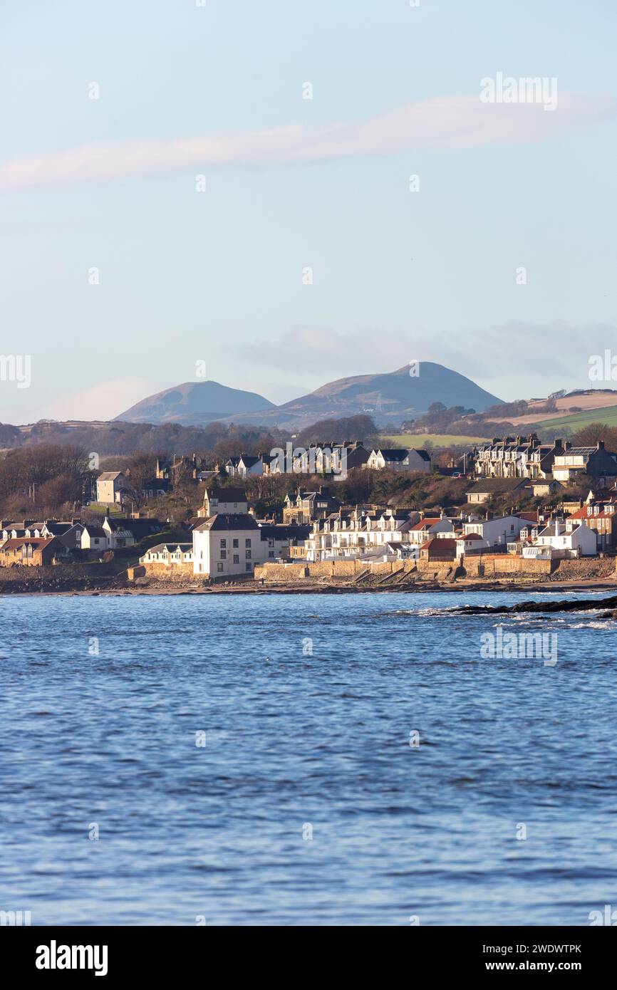 East and West Lomand Hill above the coastal village of Lower Largo in