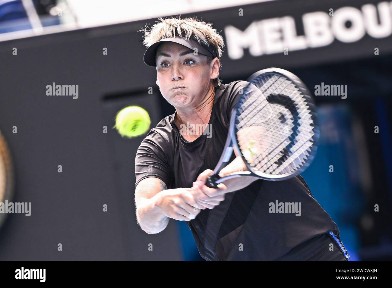 Bethanie Mattek-Sands during the Australian Open AO 2024 Grand Slam tennis tournament on January 21, 2024 at Melbourne Park in Australia. Photo Victor Joly / DPPI Stock Photo