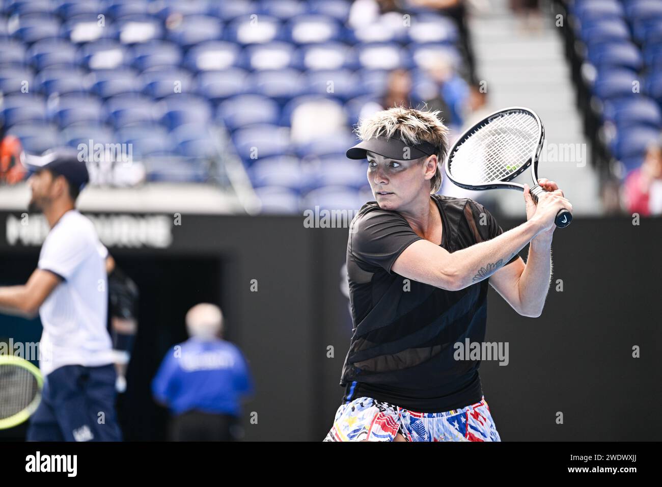 Bethanie Mattek-Sands during the Australian Open AO 2024 Grand Slam tennis tournament on January 21, 2024 at Melbourne Park in Australia. Photo Victor Joly / DPPI Stock Photo
