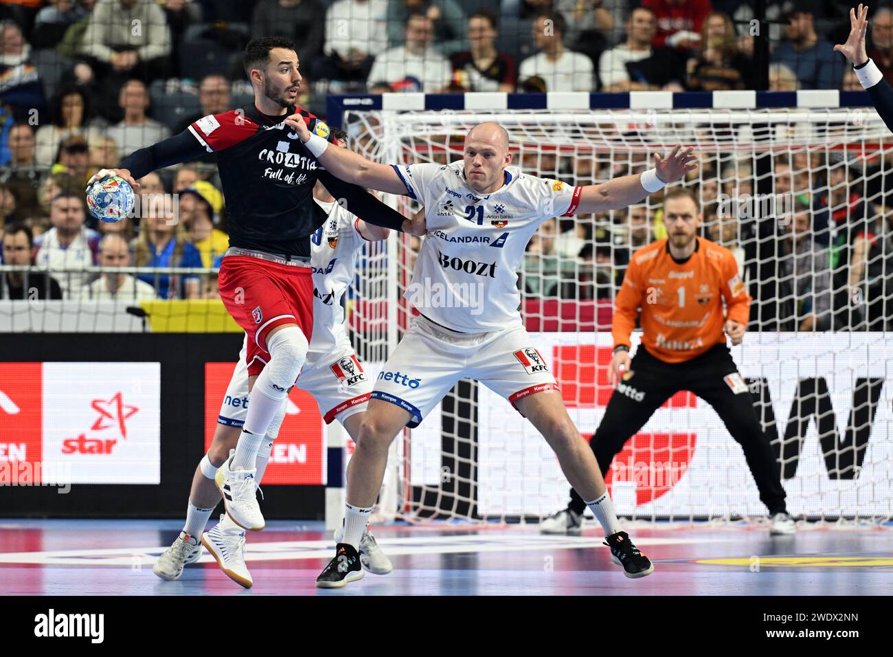 Cologne, Germany. 22nd Jan, 2024. Handball: European Championship ...