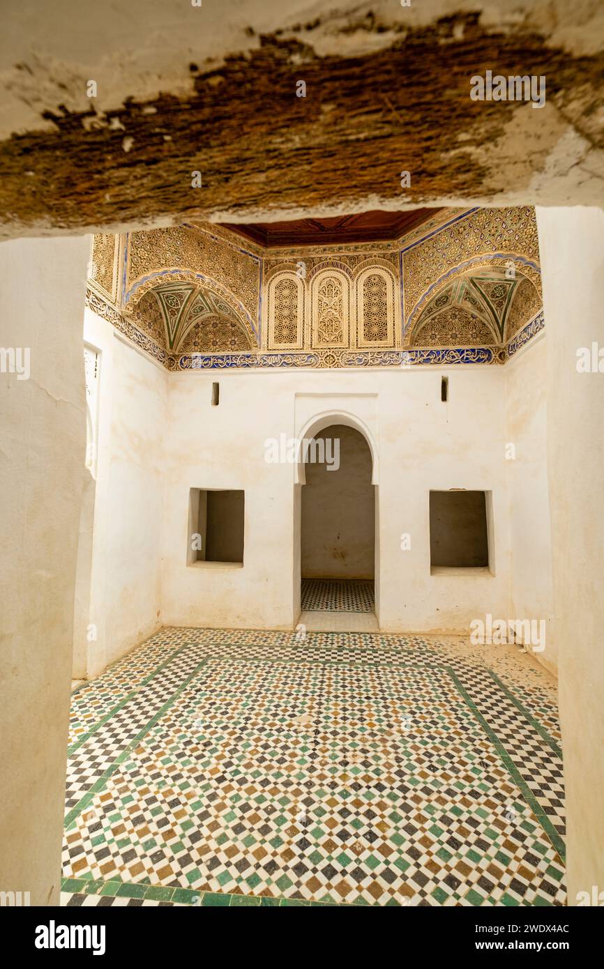 El Fida, hammam del palacio Alauita, Rissani, Tafilalet, Marruecos, Africa Stock Photo