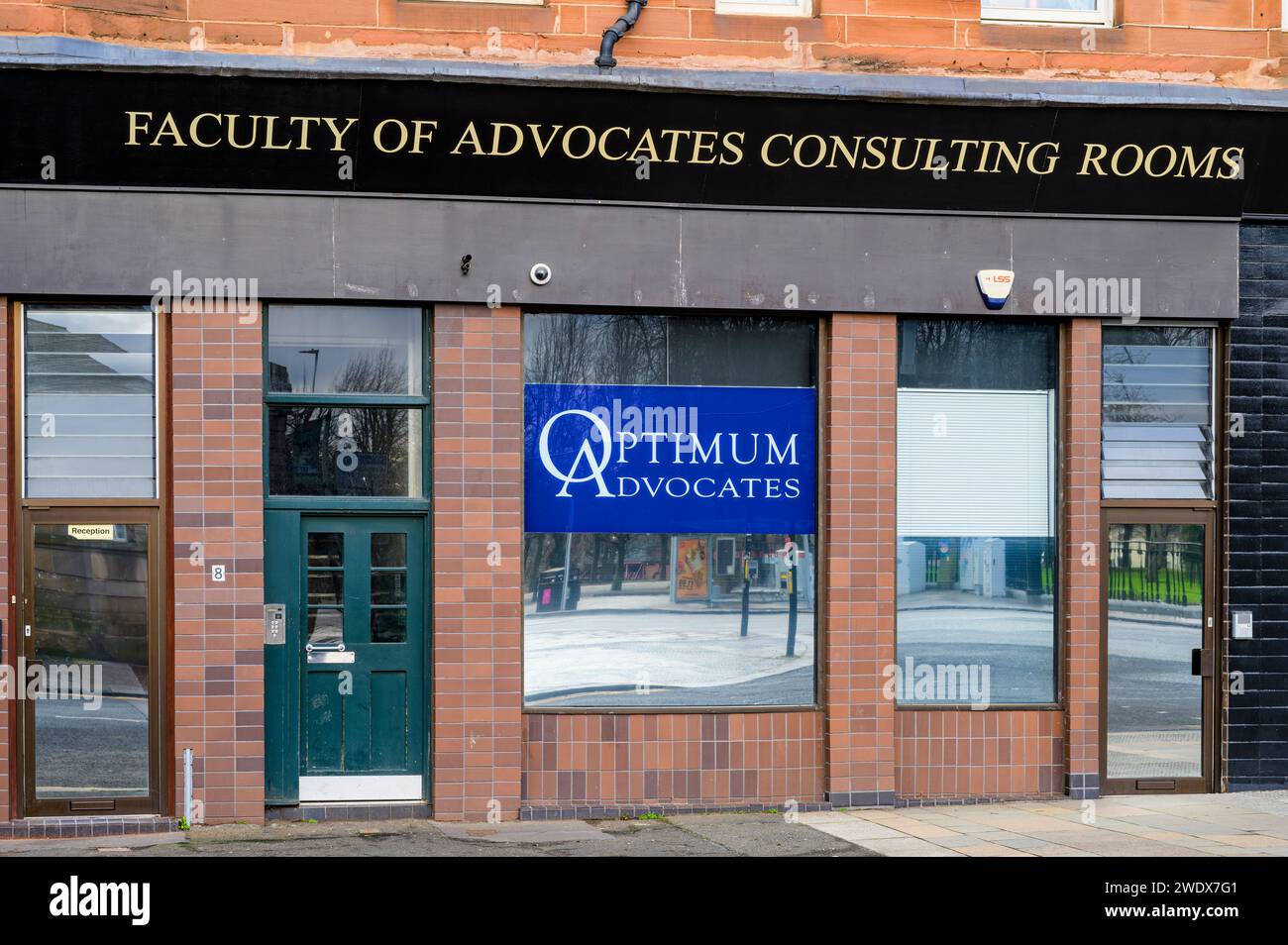 Faculty of Advocates Consulting Rooms, Jocelyn Square, Glasgow, Scotland, UK, Europe Stock Photo