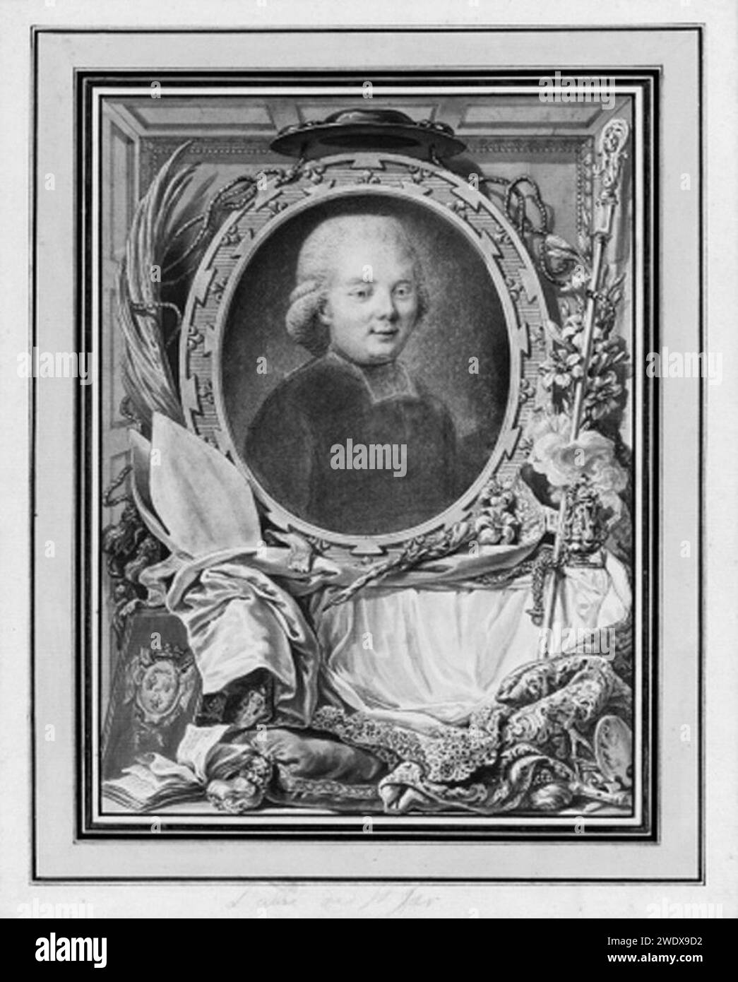 Abbé de Saint Farre Stock Photo Alamy