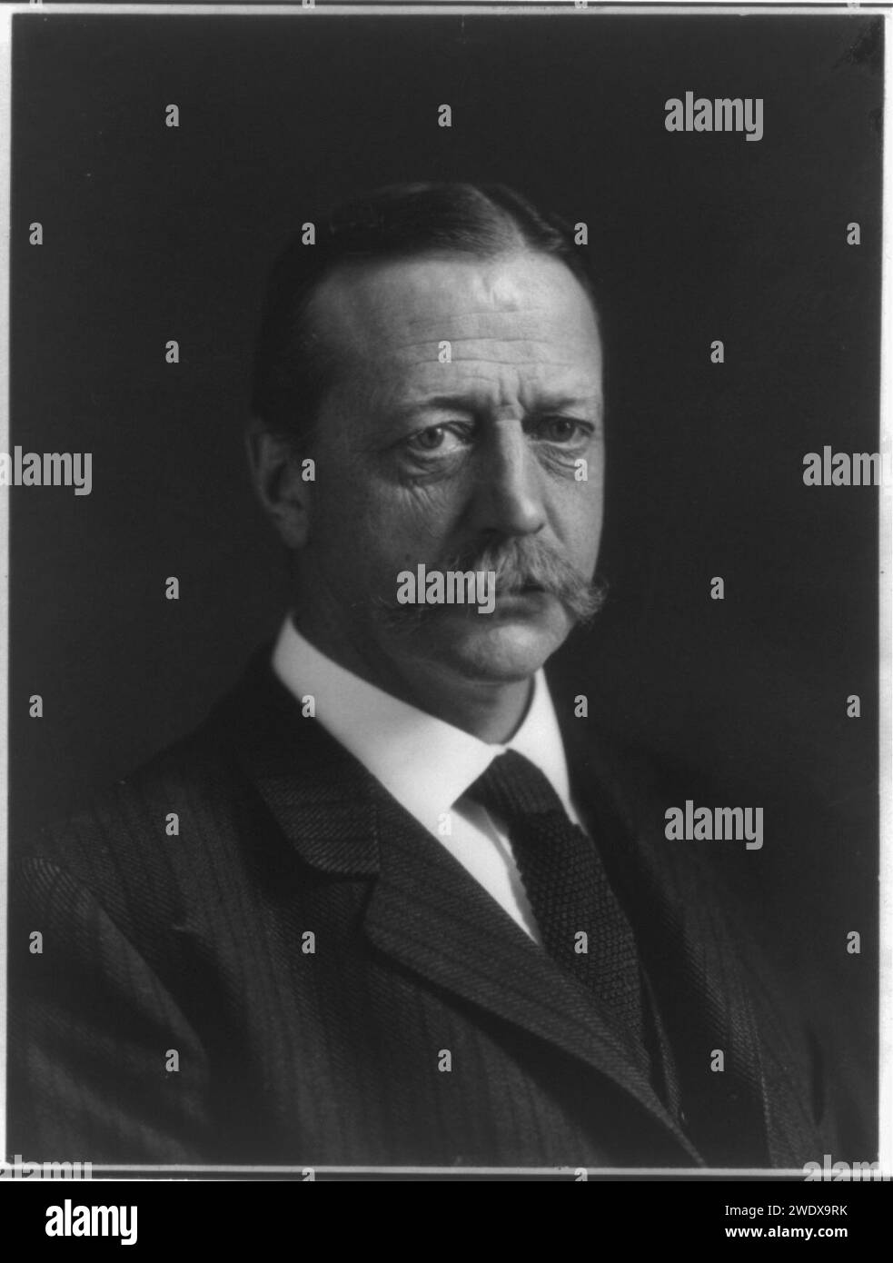 Abbott Lawrence Lowell, 18561943, bust portrait, president of Harvard