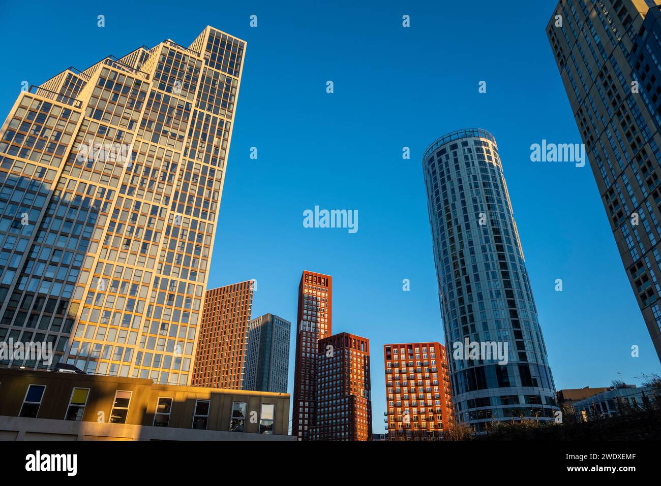 Vauxhall residential property development, London, England, UK Stock