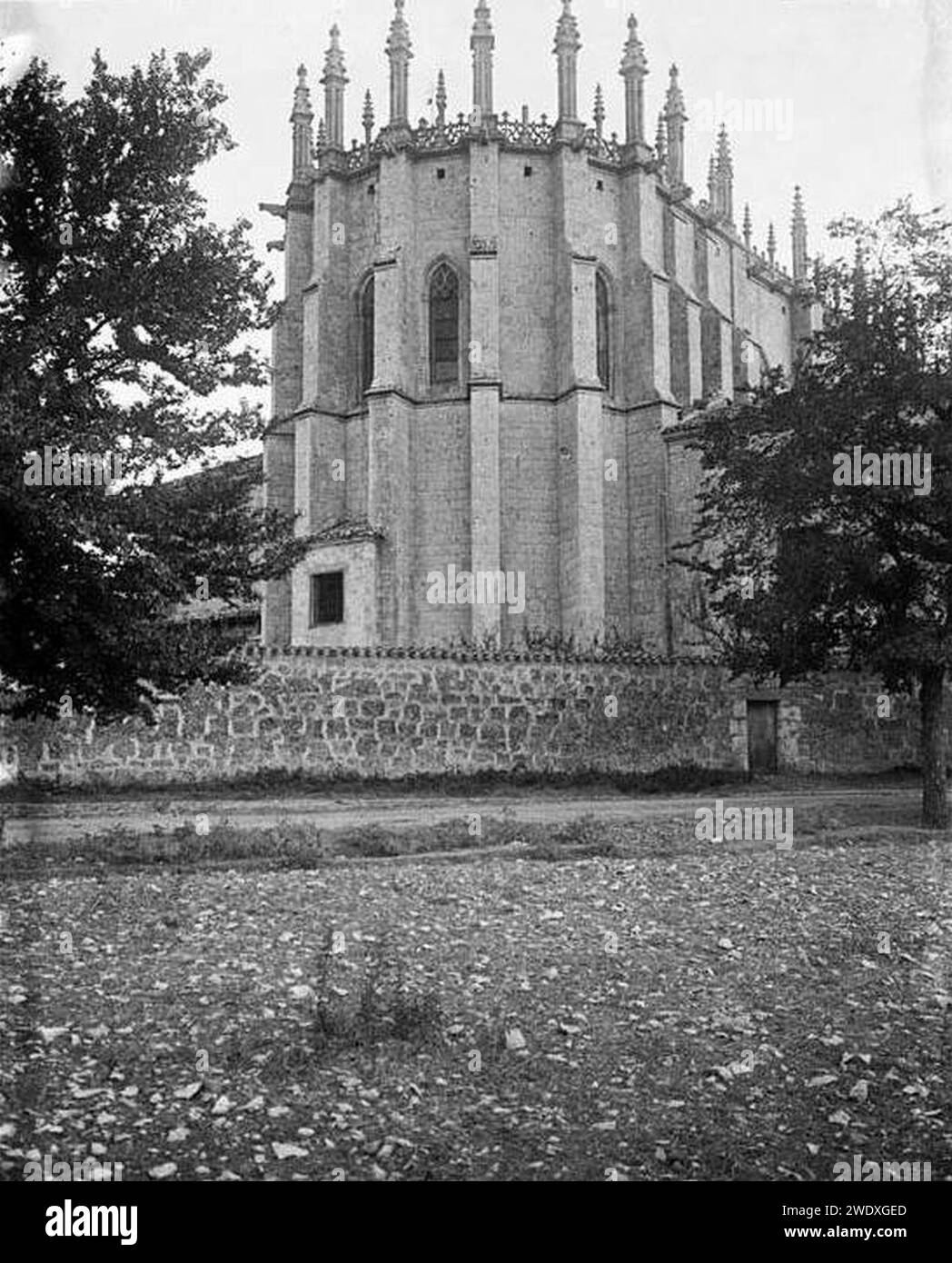 Absis de la cartoixa de Miraflores (cropped Stock Photo - Alamy