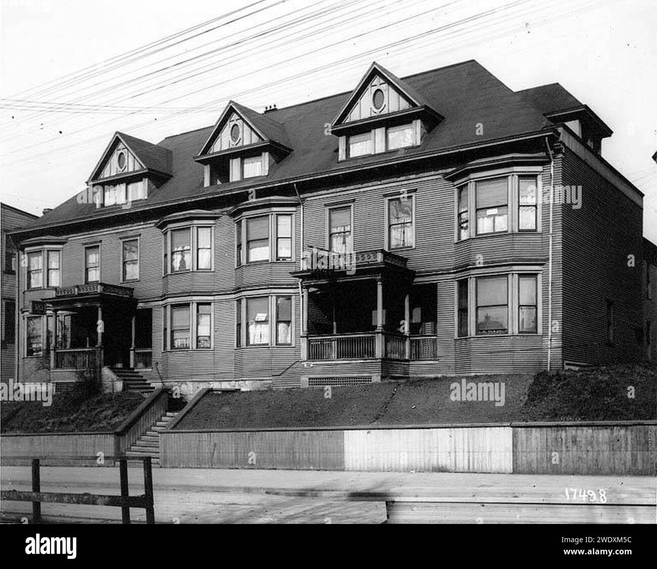 Ackley House, rooms, Seattle Stock Photo Alamy
