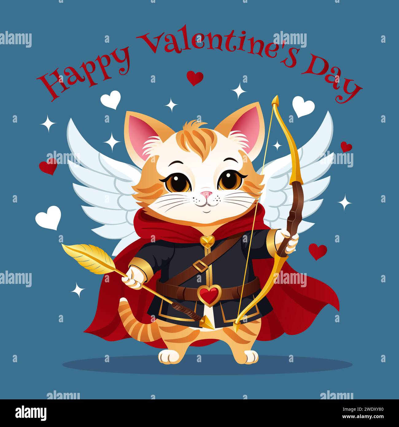 Cat greeting Stock Vector Images Alamy