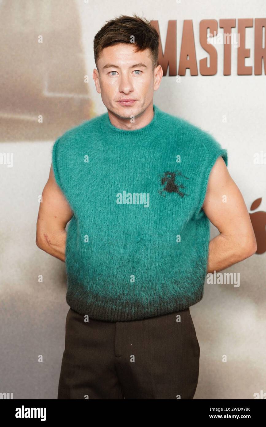 Barry Keoghan attends the UK premiere of Masters of the Air at the