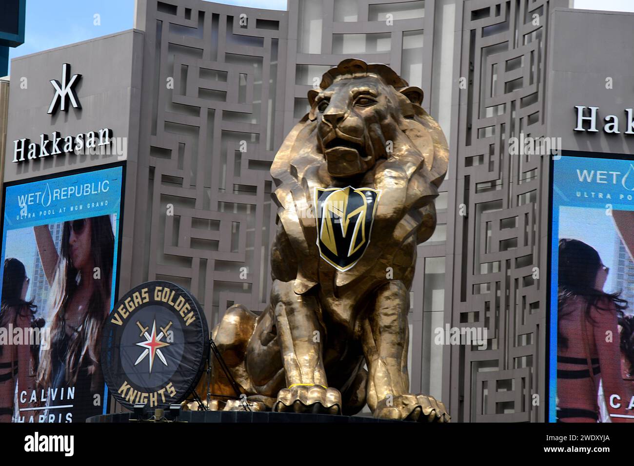 Las Vegas /Nevada /USA/02JUNE 2018  .Sports fever of thier state team Vegas Golden Knights Photo.Francis Dean / Deanpictures. Stock Photo