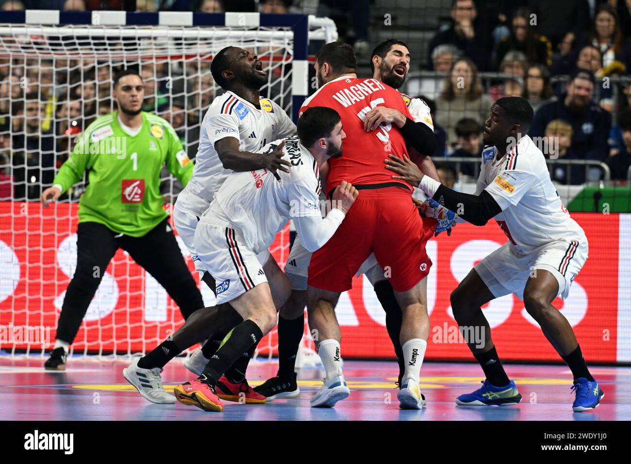 Cologne, Germany. 22nd Jan, 2024. Handball: European Championship ...