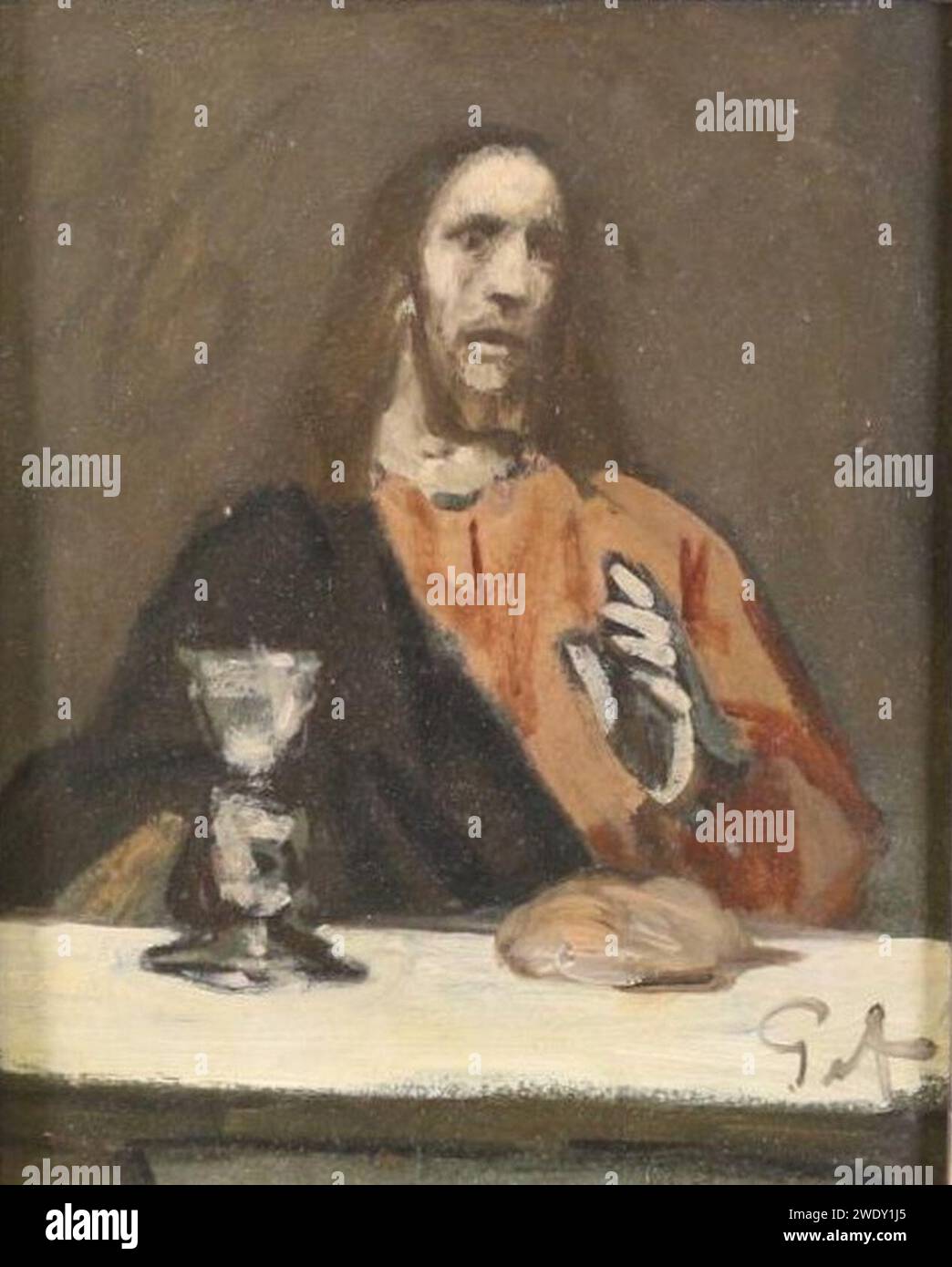 Adolf Gärtner U stolu Stock Photo Alamy