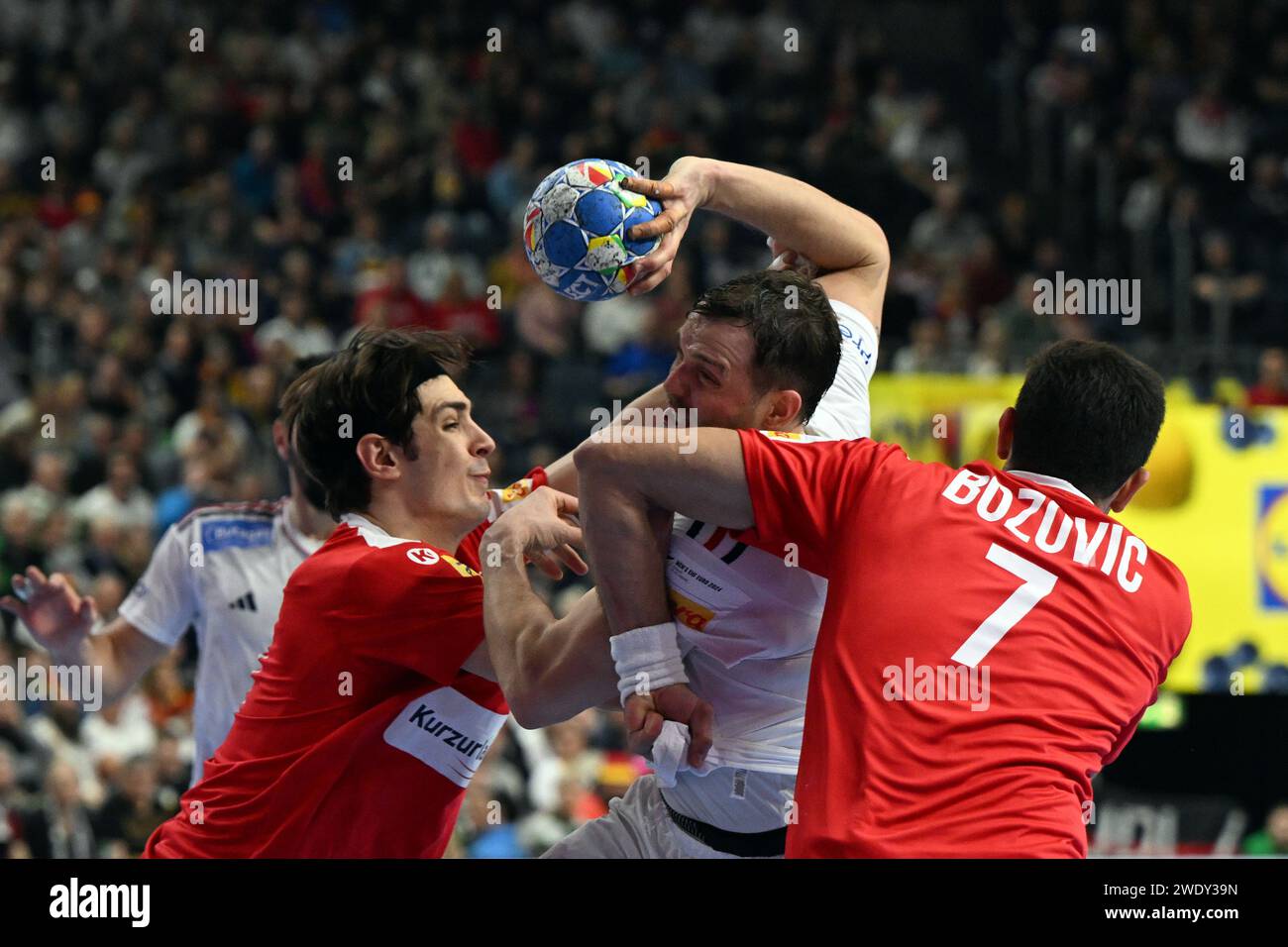 Cologne, Germany. 22nd Jan, 2024. Handball: European Championship ...