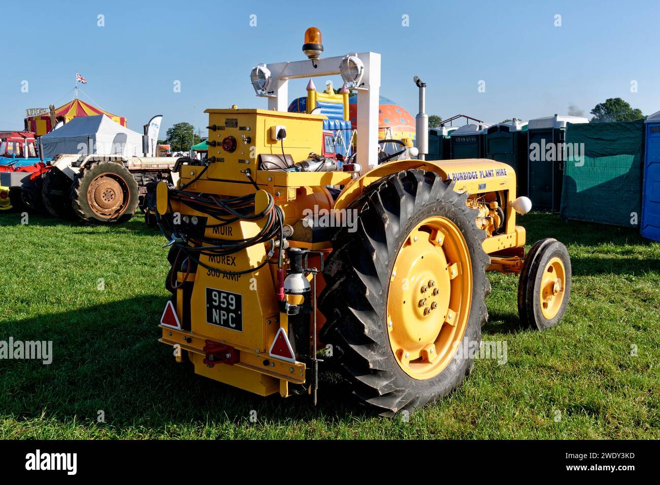 Frome, Somerset, UK September 23 2023 A Vintage 1960 Fordson Major