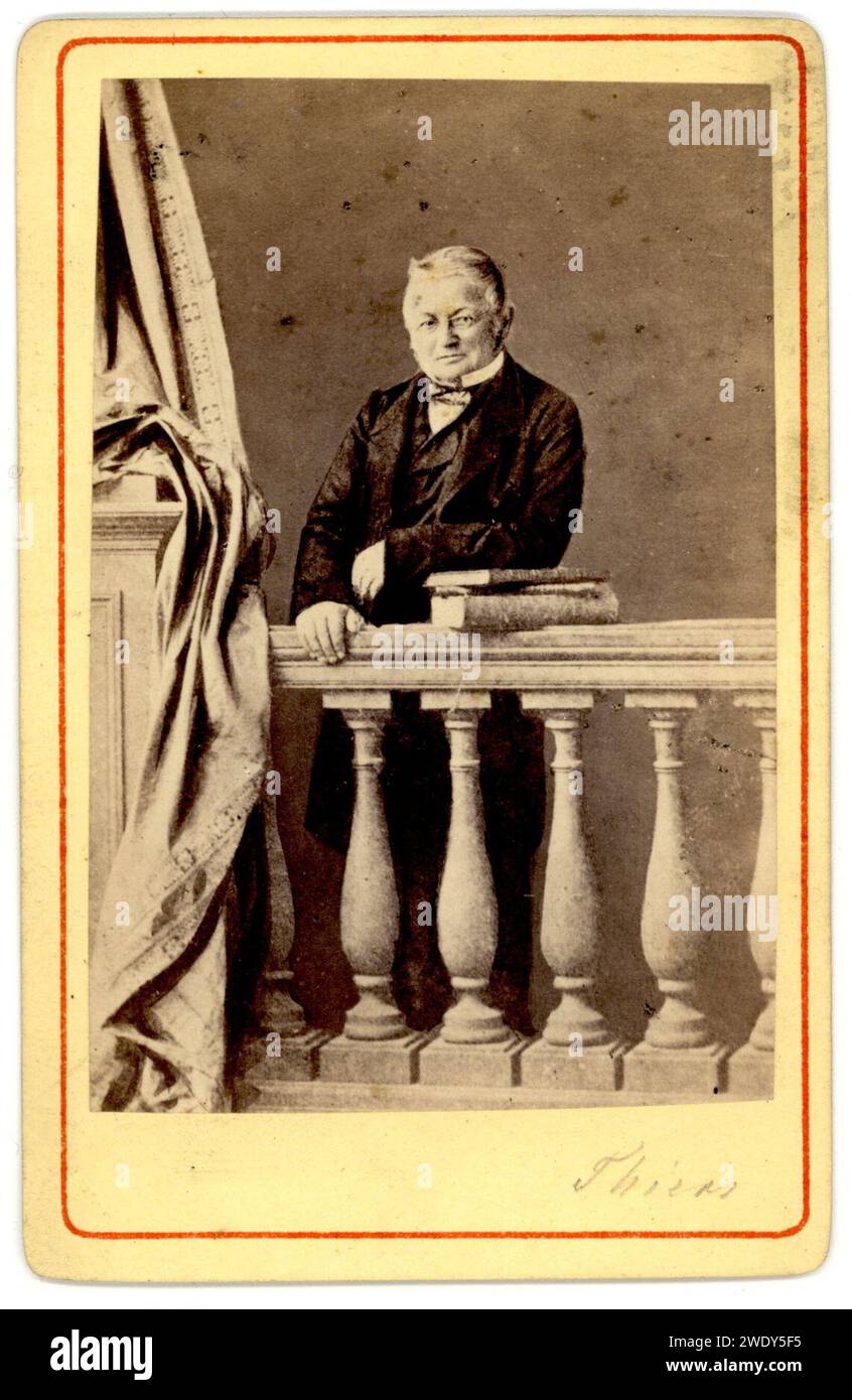 Adolphe Thiers, c. 1860-1870. Stock Photo