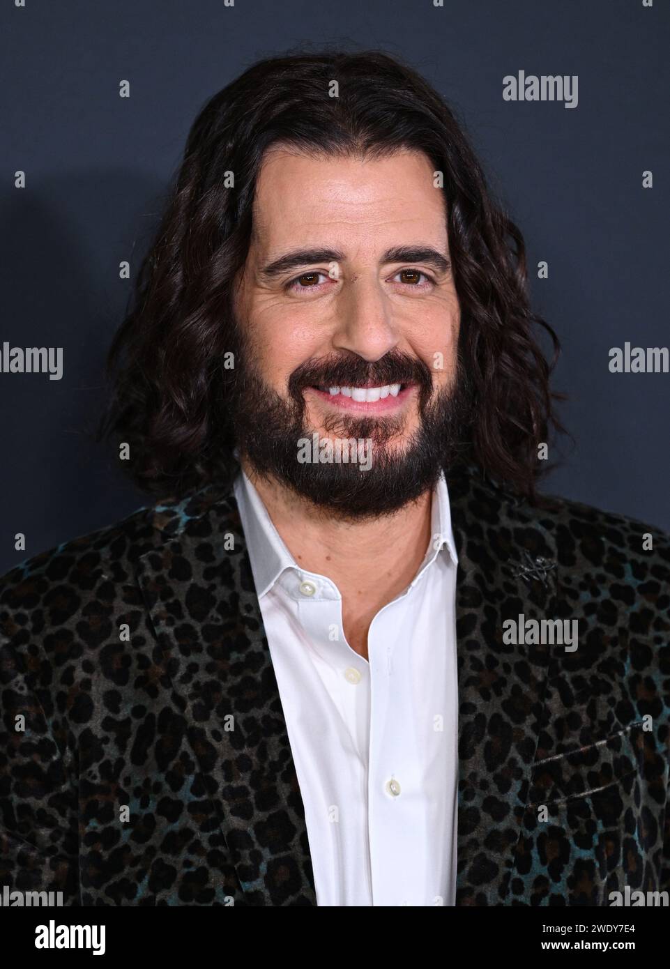London, UK. January 22nd, 2024. Jonathan Roumie arriving at The Chosen
