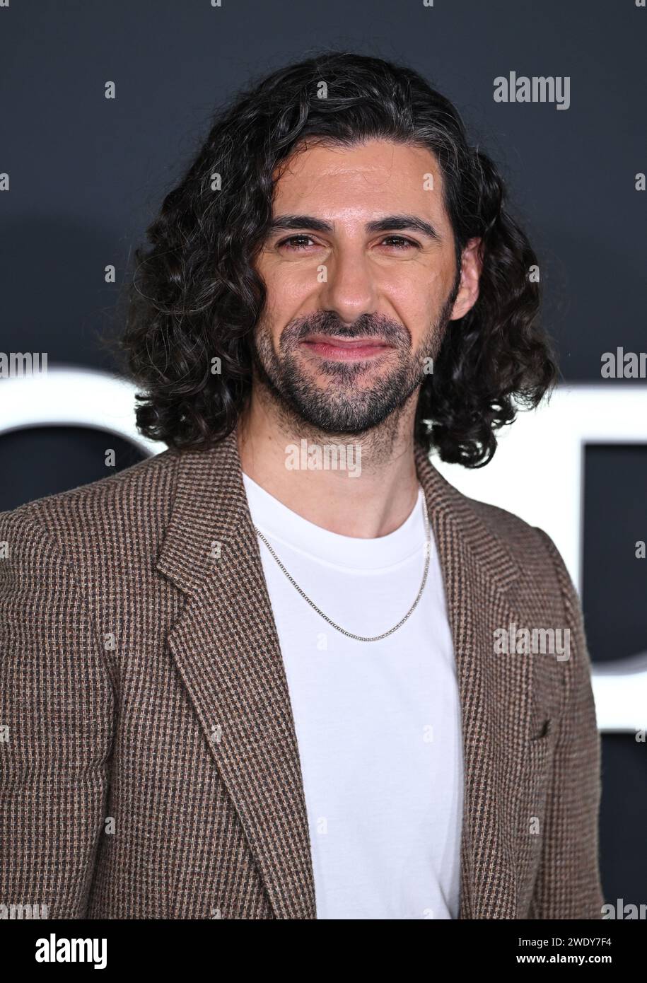 London, UK. January 22nd, 2024. Noah James arriving at The Chosen