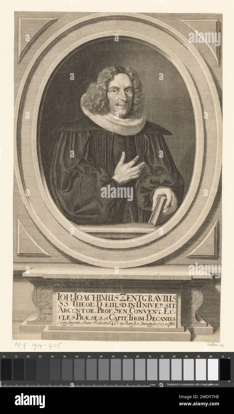 PortraT van Johann Joachim Zentgraf, Johann Adam Seupel, 1707 1717