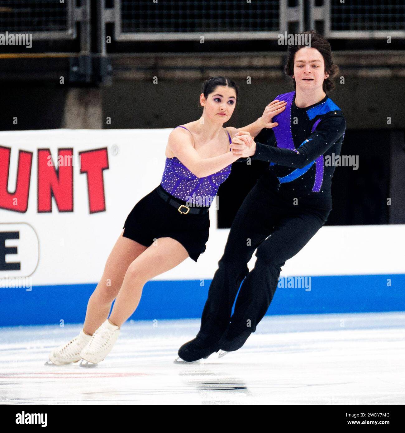 Columbus, Ohio, United States. 22nd January, 2024. Zoe Ciallela and