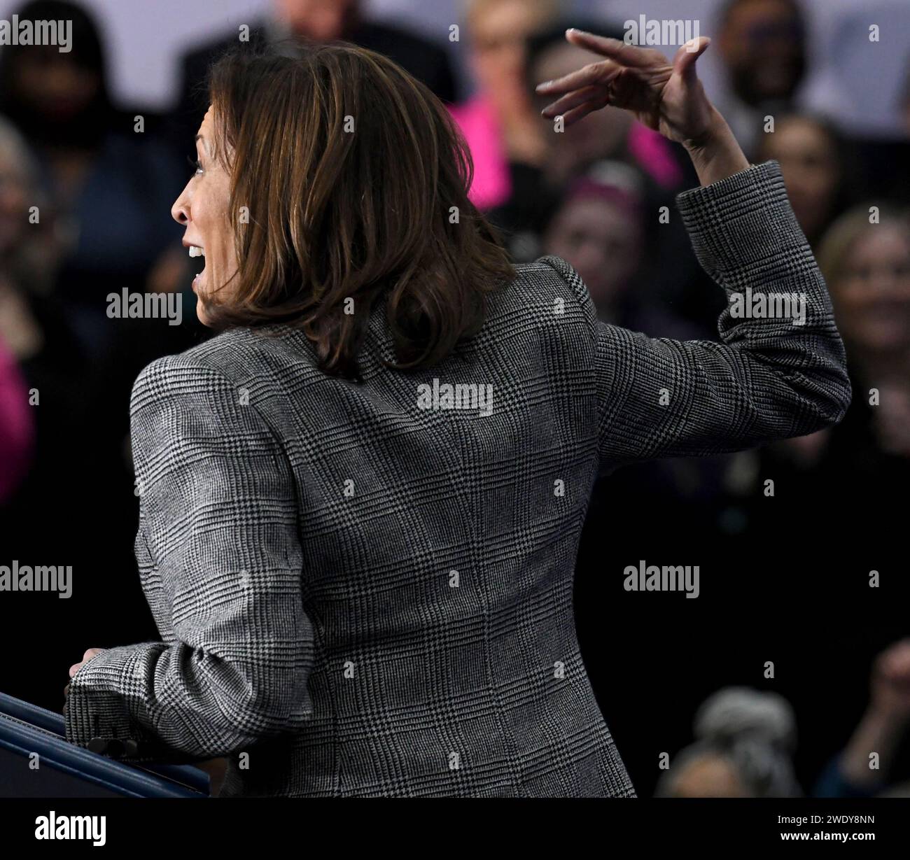 Big Bend, Wisconsin, USA. 22nd Jan, 2024. VICE PRESIDENT KAMALA HARRIS ...