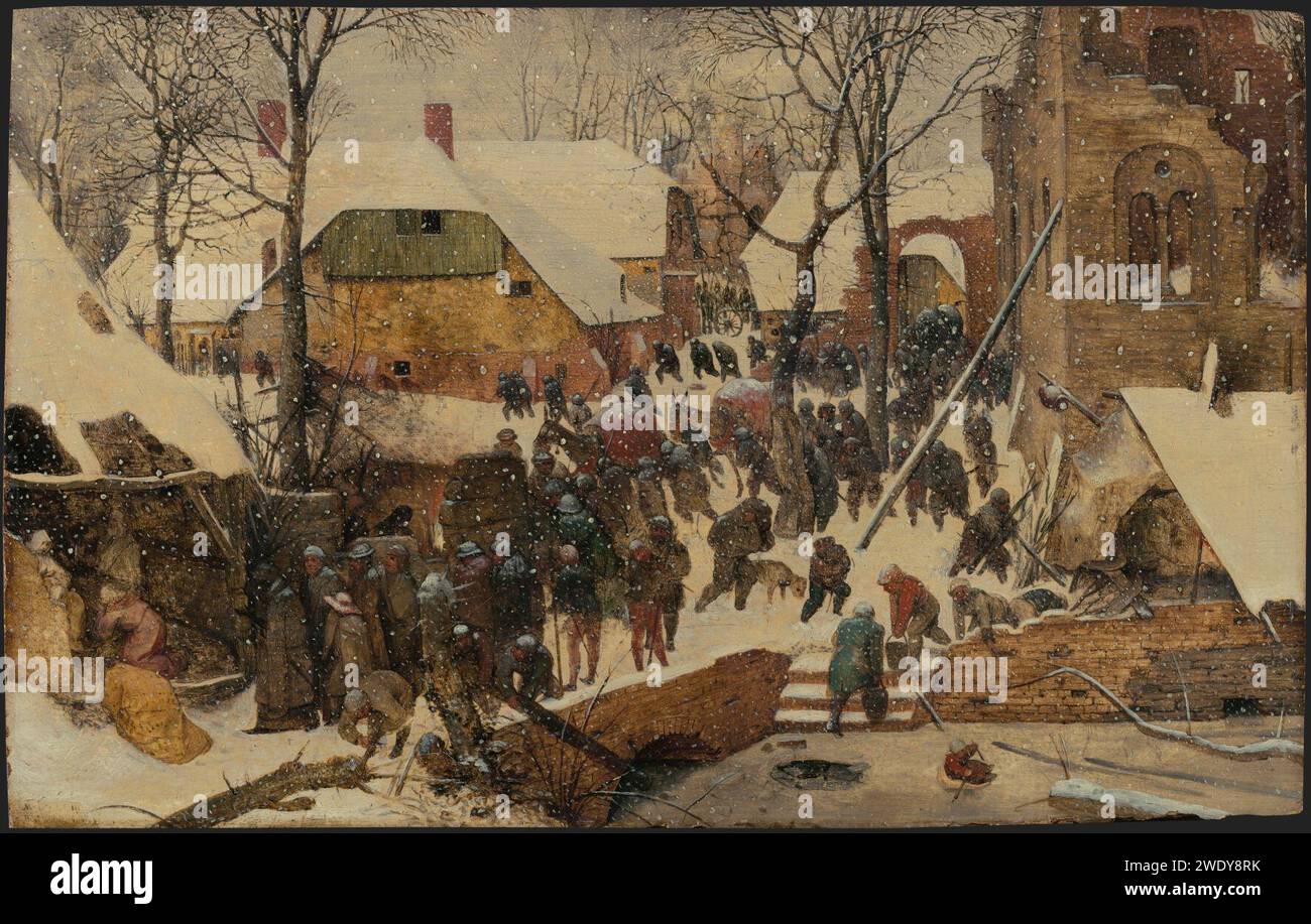 The Adoration Of The Magi In The Snow