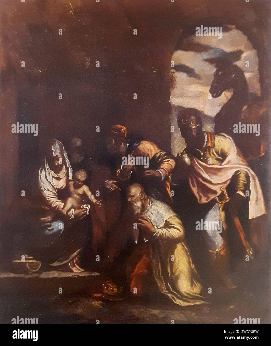 Adorazione dei magi Paolo Farinati Stock Photo Alamy