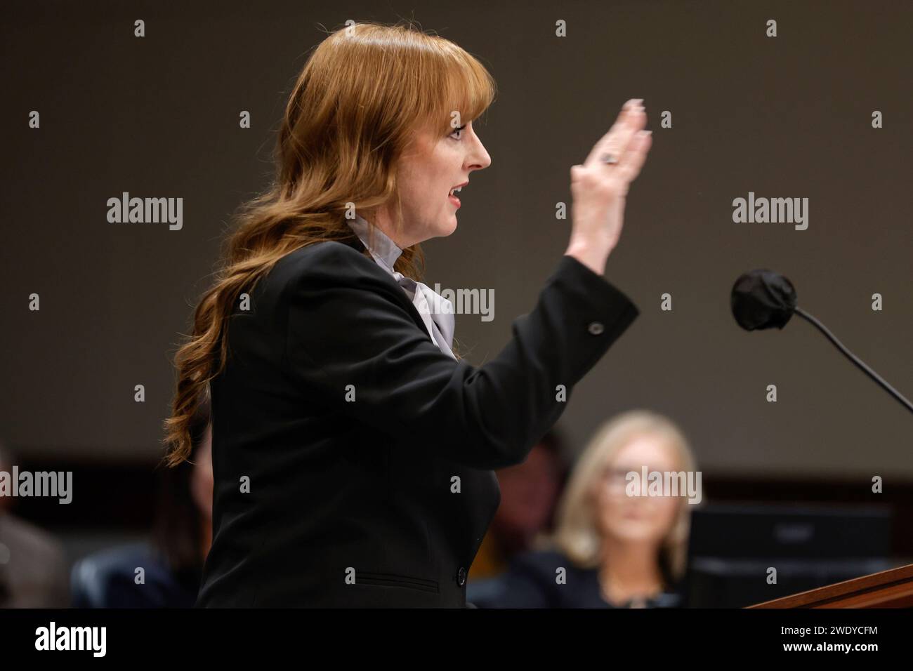 Andrea Dyer Hastings attorney for Joycelyn Wade wife of prosecutor