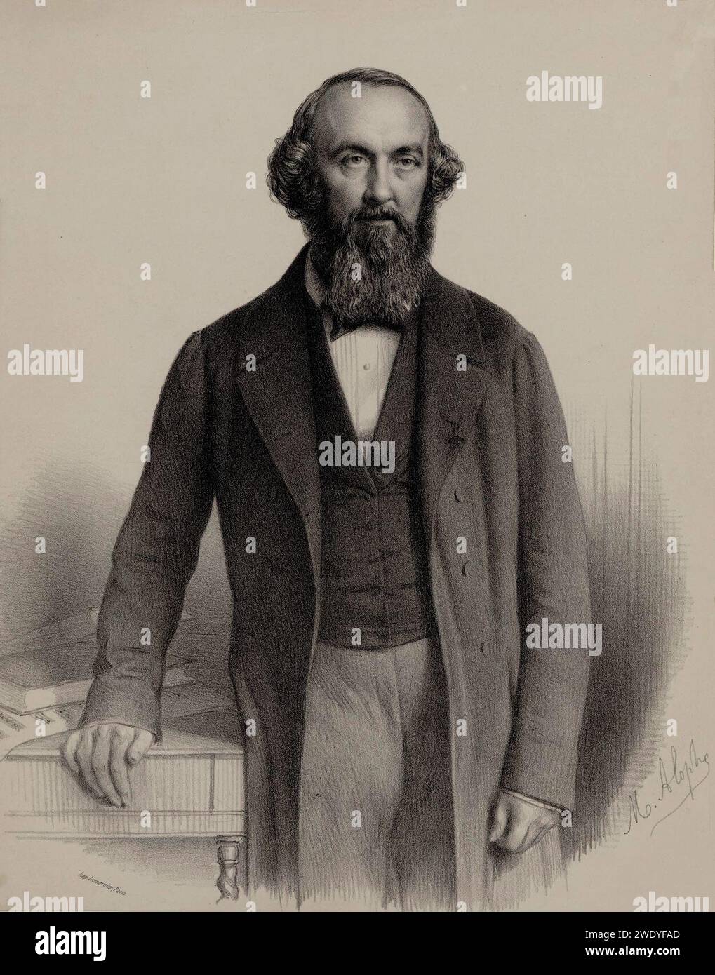 Adrien de La Fage par MarieAlexandre Alophe Stock Photo Alamy