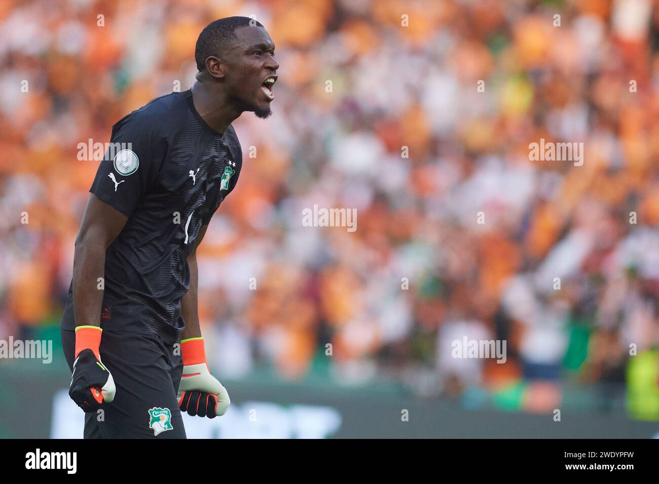 Yahia Fofana during the Côte d'Ivoire VS Equatorial Guinea match Stock Photo