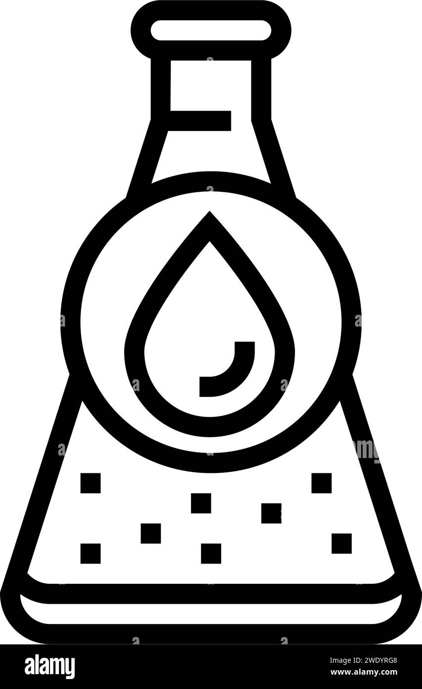light crude oil line icon vector illustration Stock Vector Image & Art ...