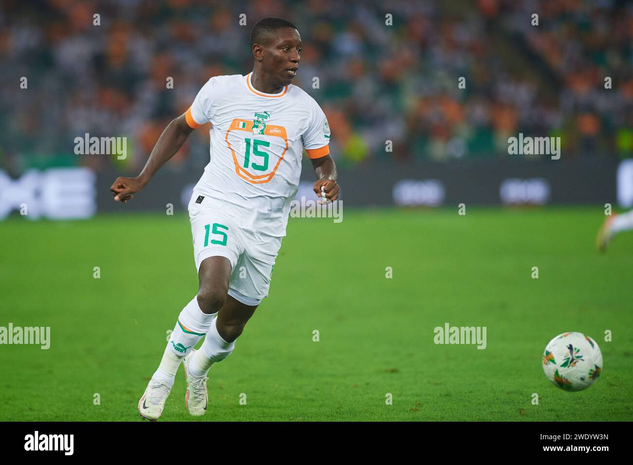 Max Gradel during the Côte d'Ivoire VS Equatorial Guinea match Stock Photo