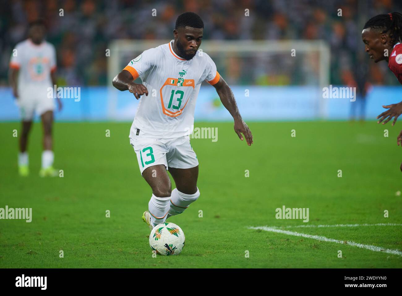 Jérémie Boga during the Côte d'Ivoire VS Equatorial Guinea match Stock Photo