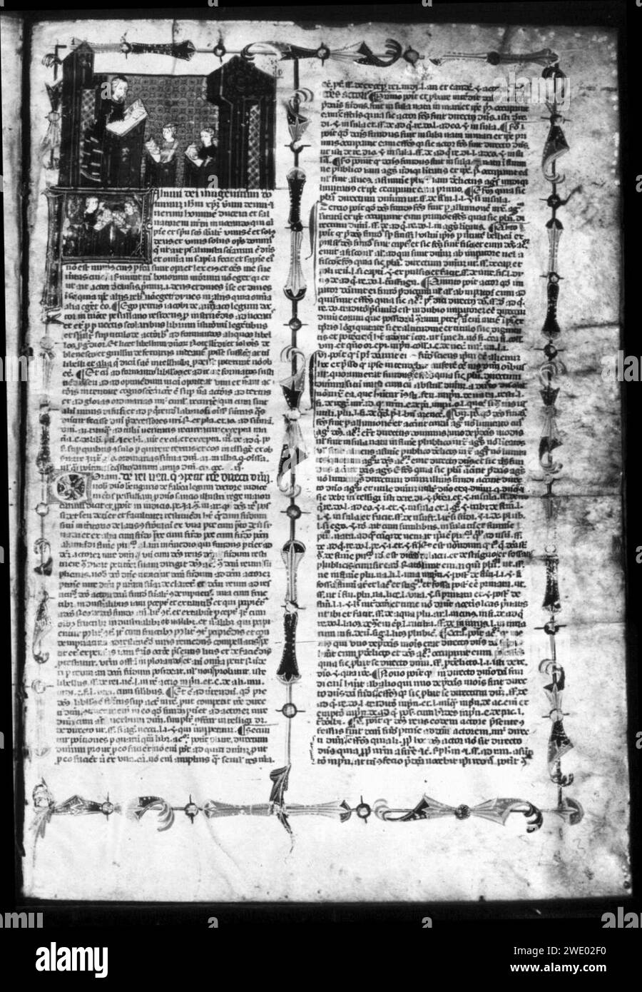 Ailly, Pierre d' – Toledo, Biblioteca de la Catedral de Toledo, Manuscritos, 40-10, secolo XIV – BEIC 10108998. Stock Photo