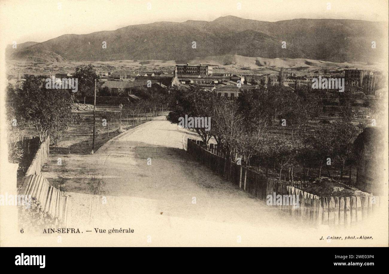 Ain-Sefra - Vue générale - Alger 039. Stock Photo