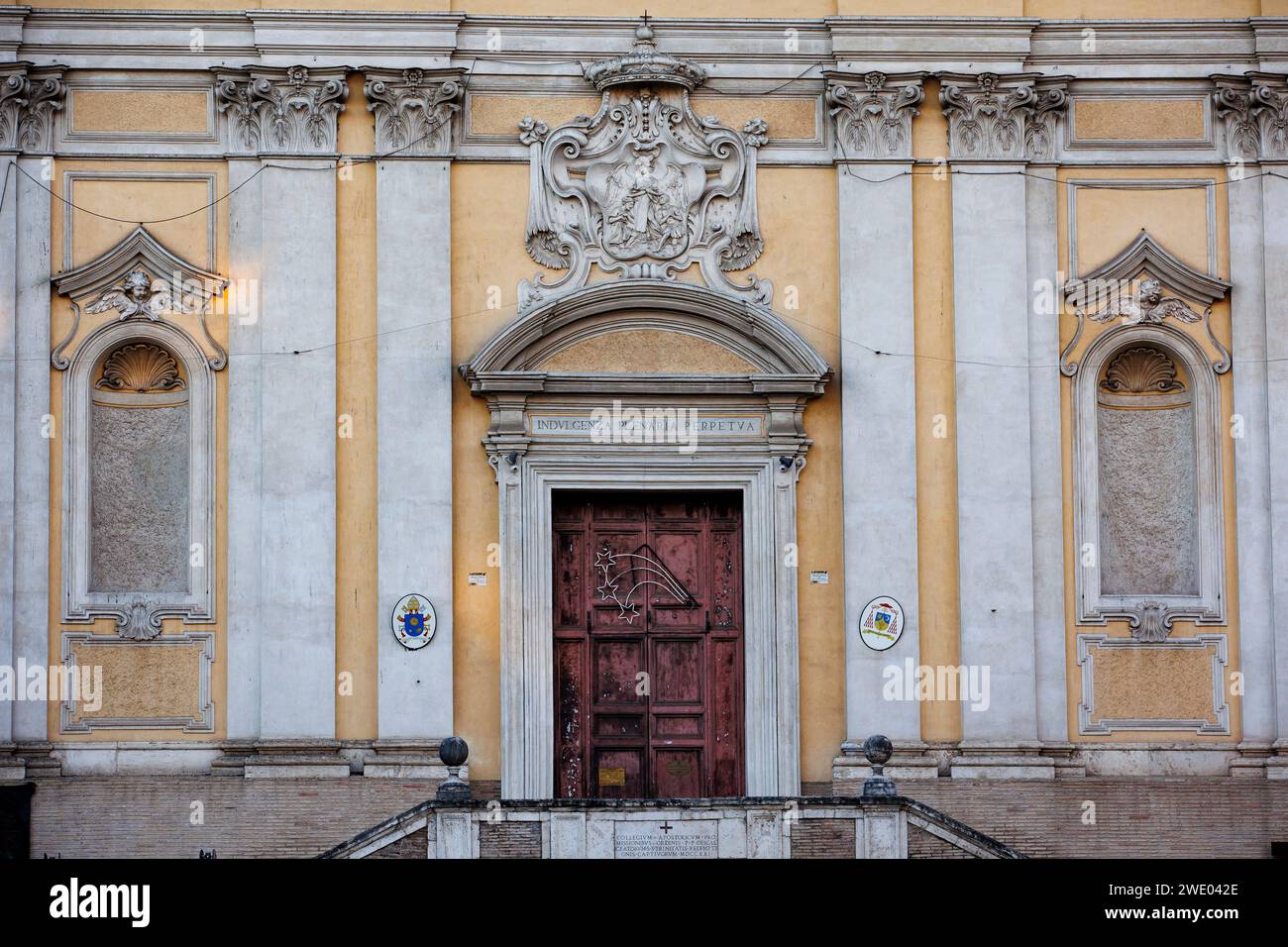 Detail of the Majestic Frontage of Santa Maria delle Grazie alle