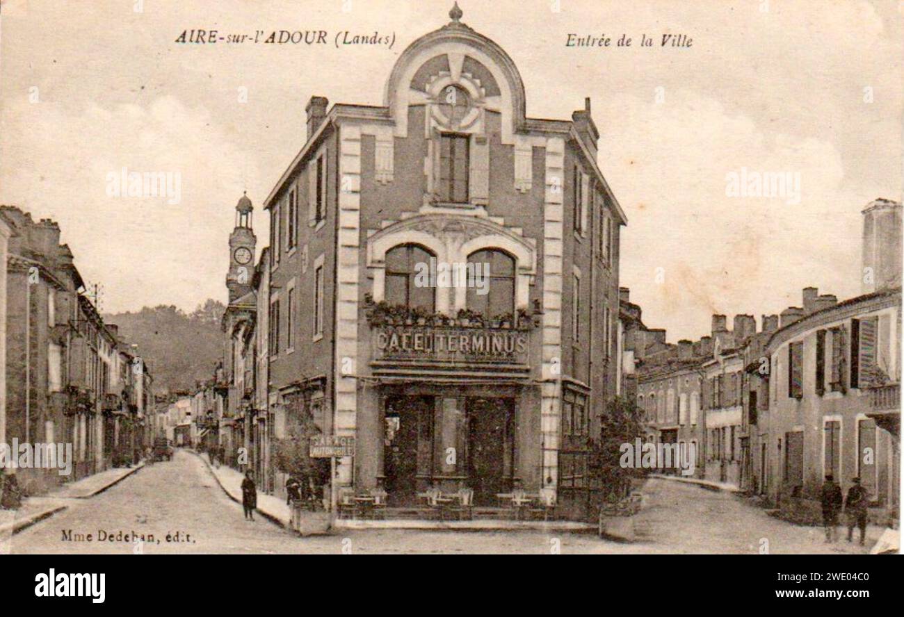 Aire-sur-l'Adour - entrée de la ville. Stock Photo