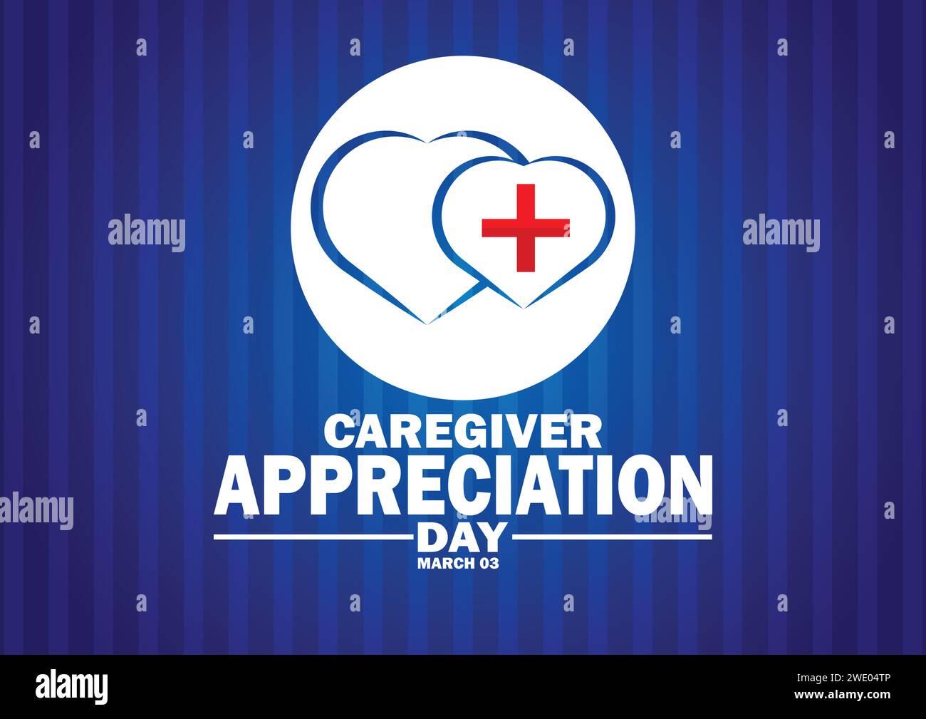 Caregiver Appreciation Day. Vector illustration. March 03. Holiday