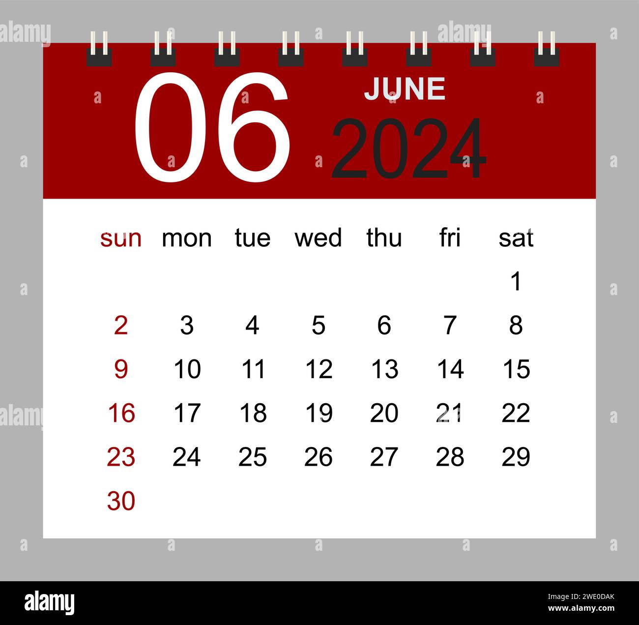 june-2024-vector-monthly-calendar-template-2024-year-in-simple-style