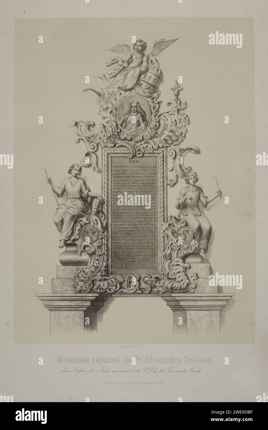 Alaksandar Pavał Sapieha. Аляксандар Павал Сапега (1857) (2). Stock Photo