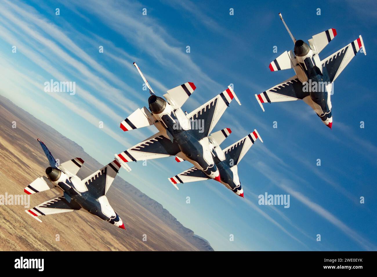 The United States Air Force Air Demonstration Team “Thunderbirds