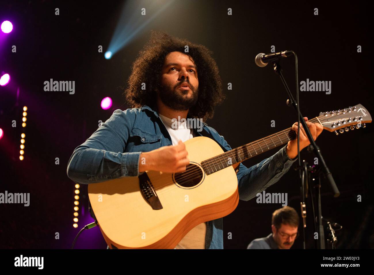 Glasgow Scotland. 21 January 2024. Brownbear, aka Mathew Hickman