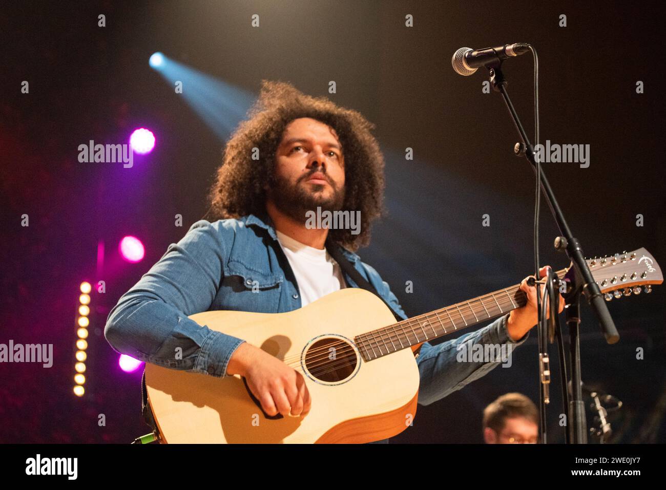 Glasgow Scotland. 21 January 2024. Brownbear, aka Mathew Hickman