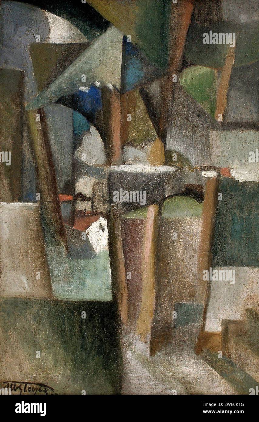 Albert Gleizes, 1910-12, Les Arbres, oil on canvas, 41 x 27 cm ...