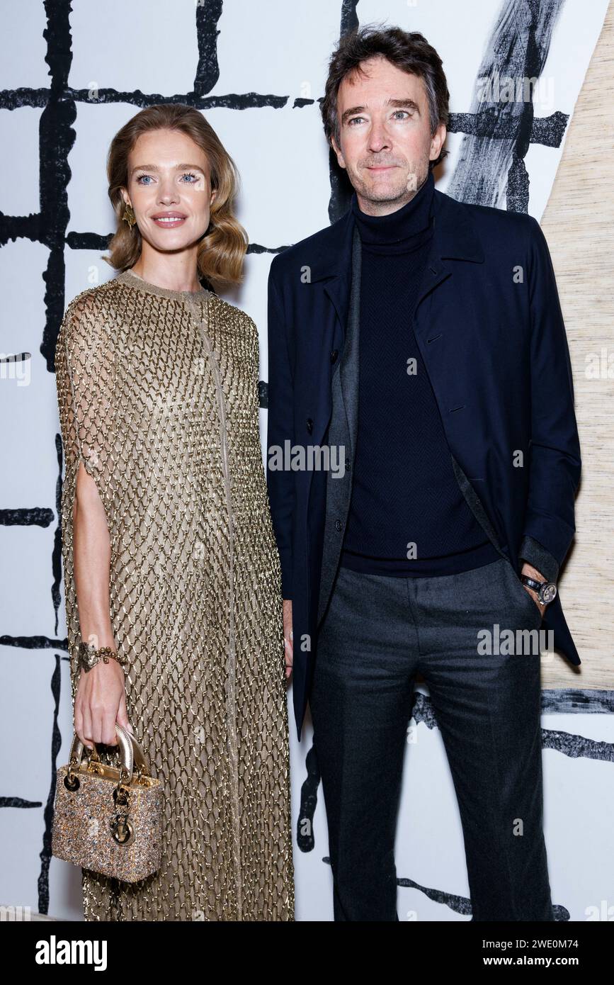 Antoine arnault natalia vodianova paris hi-res stock photography and images  - Alamy, image size:867x1390