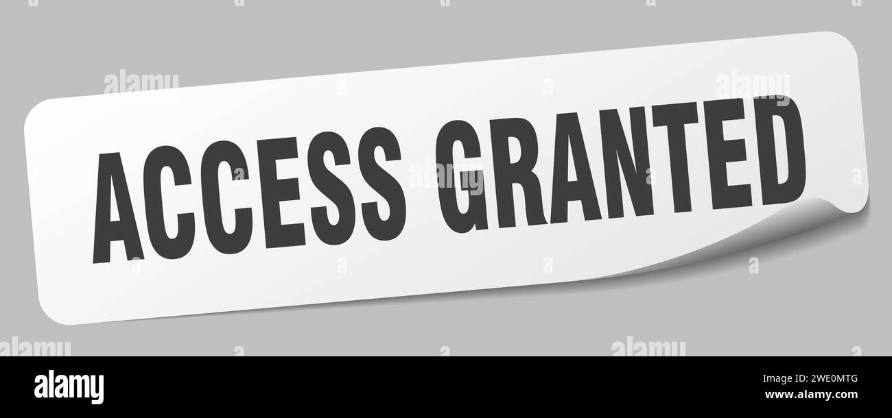 Allow to enter Stock Vector Images - Alamy