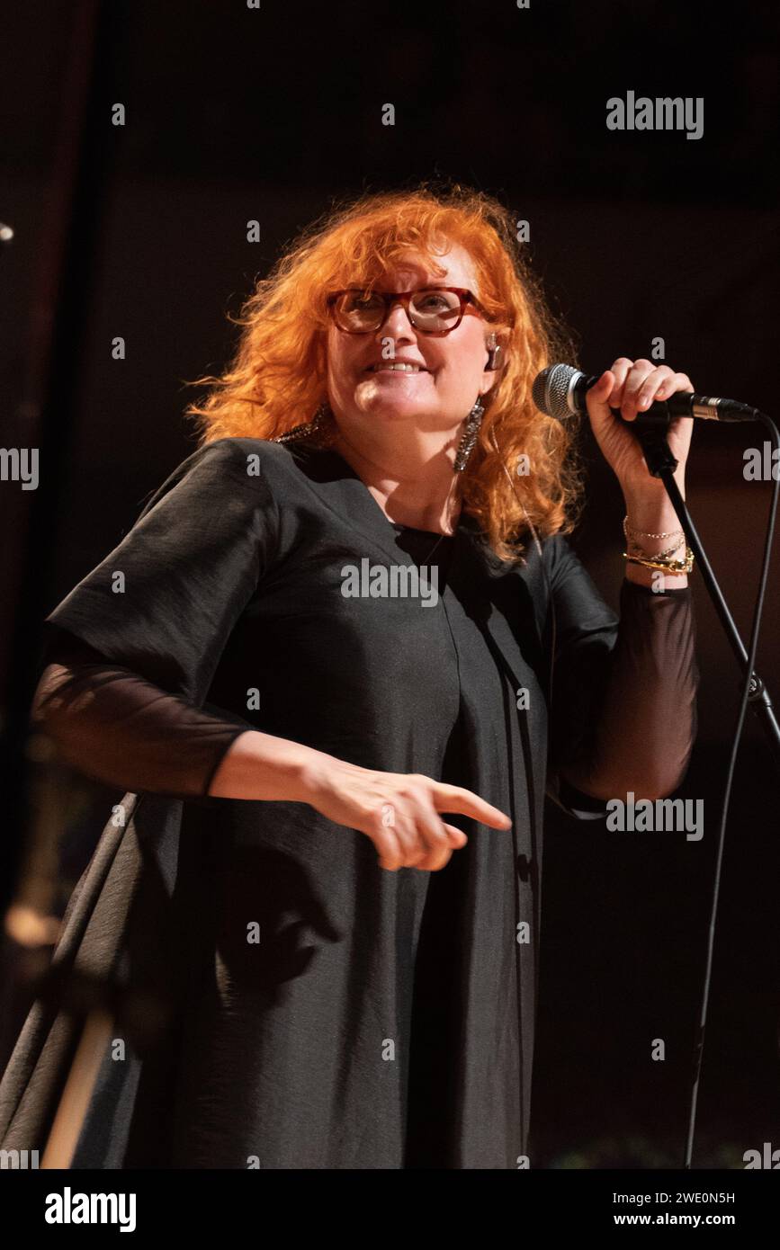 Glasgow Scotland. 21 January 2024. Eddi Reader, scottish singer